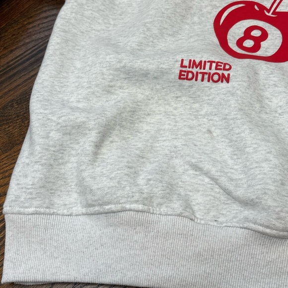 White Fox Cherry With Love In The Moment Hoodie Grey Marle - Picture 10 of 16